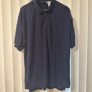 Wilson Polo Shirt XL Navy Blue Golf Athletic Casual Short Sleeve Mens